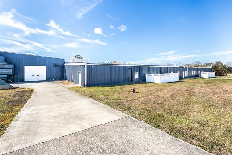 Exterior of the industrial building at 395 Roberts Road